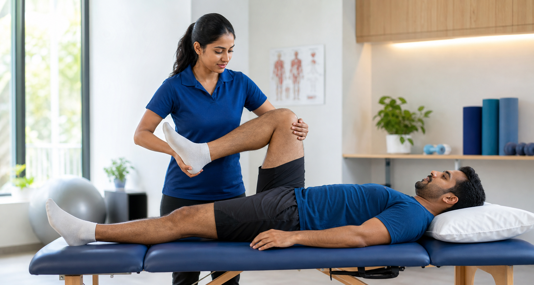 Physiotherapy treatment at Uptown Physiotherapy Clinic